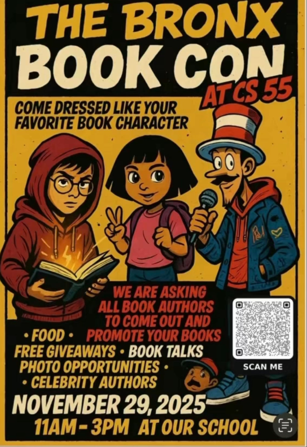 Bronx Book Con at CS55