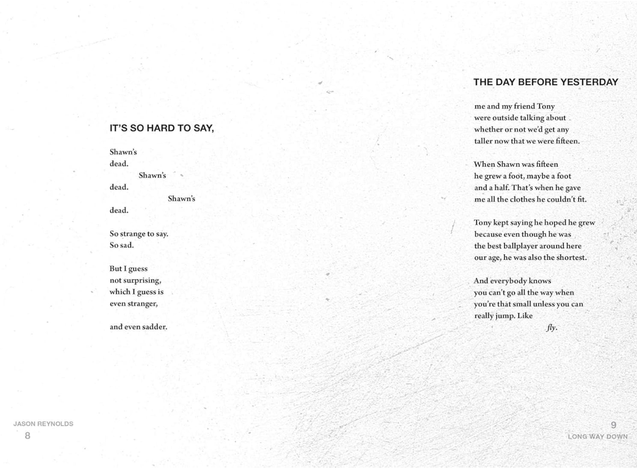 Long Way Down I Jason Reynolds