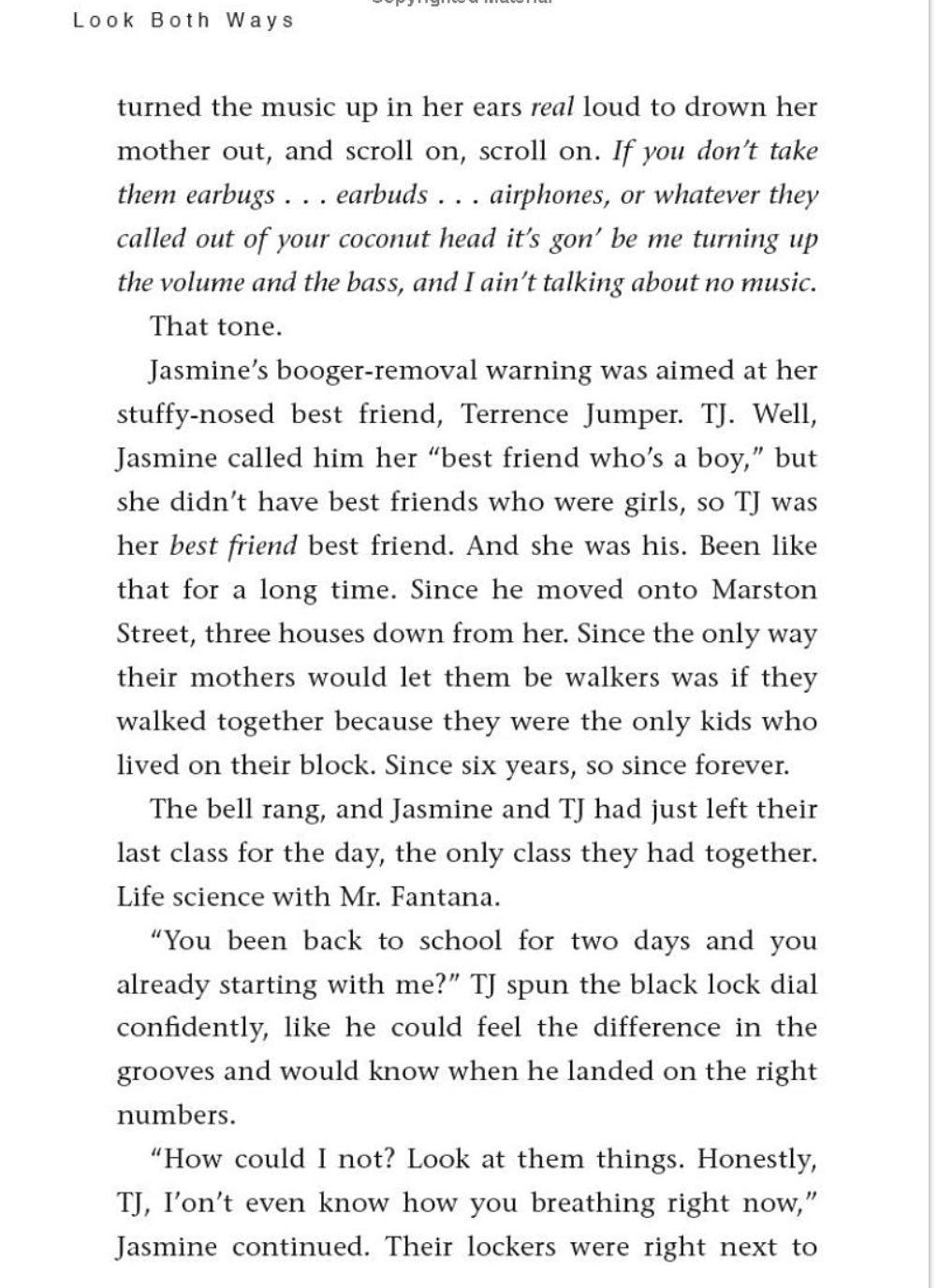 Look Both Ways: A Tale Told in Ten Blocks I Jason Reynolds