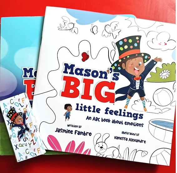 Masons Big Little Feelings coloring book I Jasmine Fambro