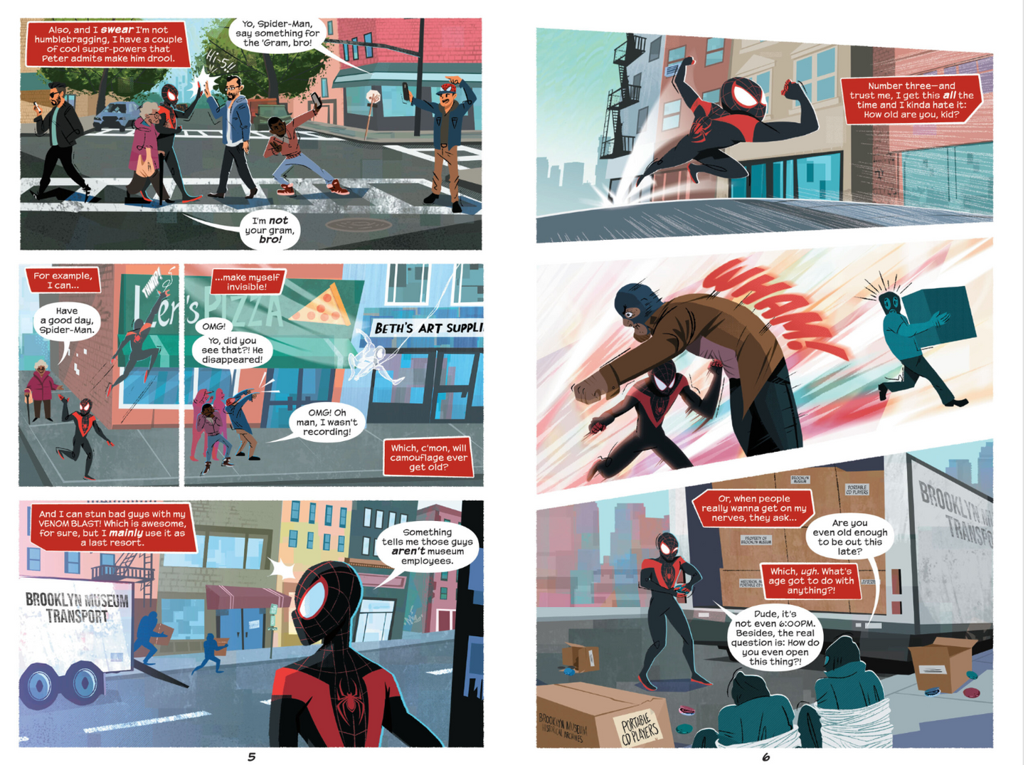 Miles Morales: Shock Waves (Original Spider Man Graphic Novel) I Justin A Reynolds