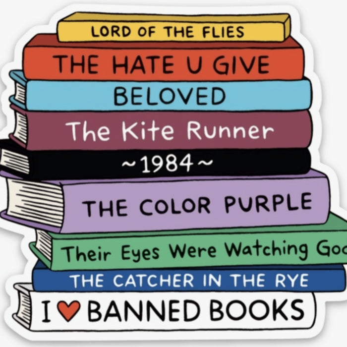 Sticker I Banned Books