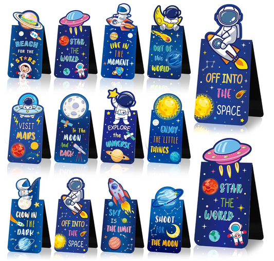 Bookmarks: Space Themed Magnetic