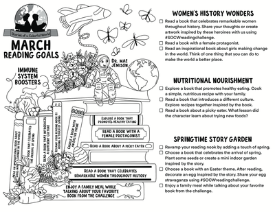 March Reading Goals for Kids: Stories to Inspire Growth & Exploration