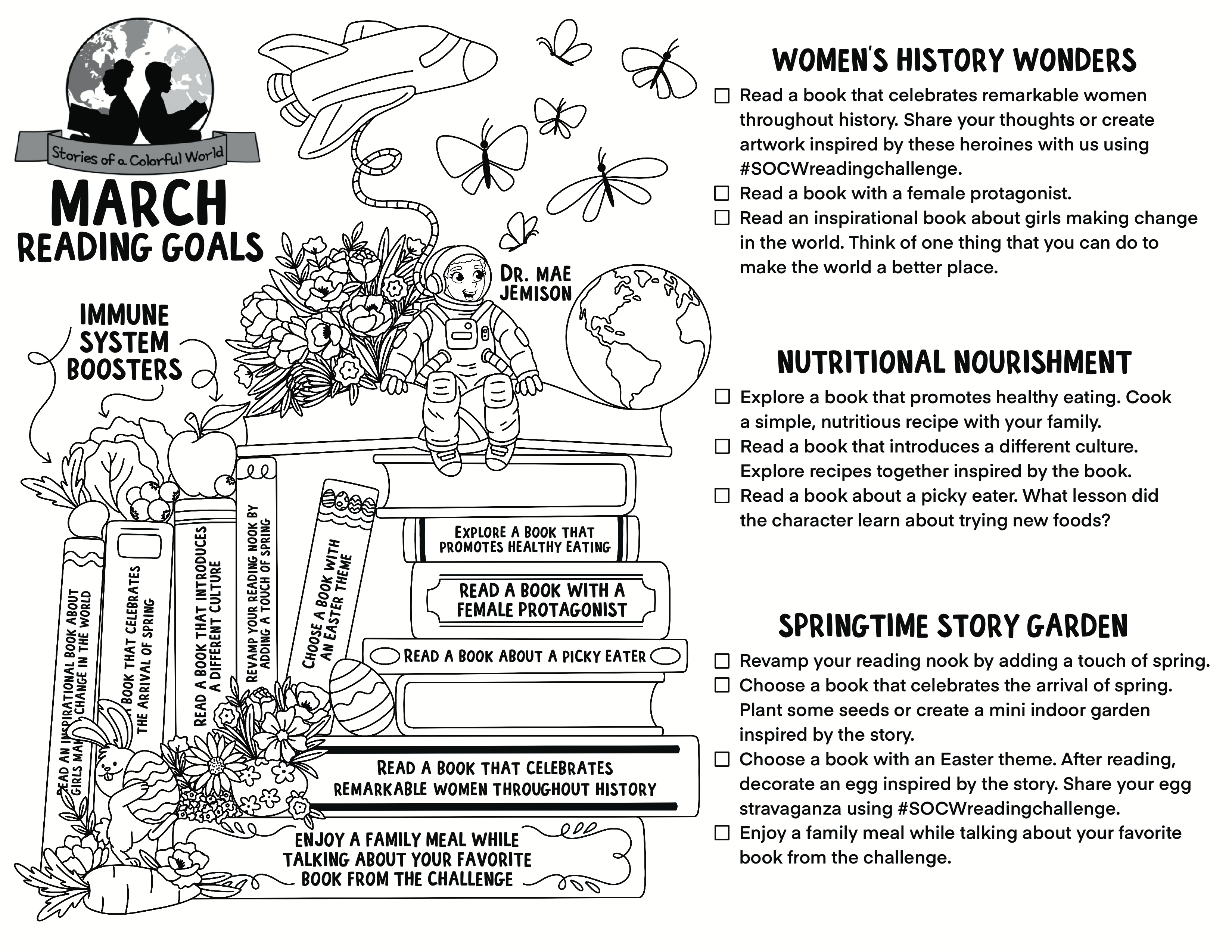 March Reading Goals for Kids: Stories to Inspire Growth & Exploration