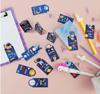 Bookmarks: Space Themed Magnetic